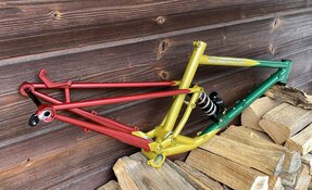 Cadre EGERIE enduro tout suspendu sur mesure en acier fabriqué en France