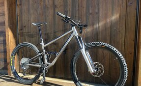 Prototype cadre VTT All Mountain - Trail - triangle avant Titane triangle (…)