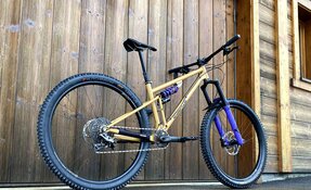 VTT enduro tout suspendu en acier fabriqué en France - Reynolds - Columbus