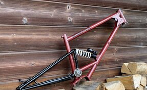 Cadre VTT Enduro pour boite de vitesse - en acier - fabriqué en France