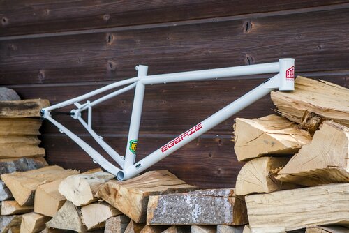 Cadre VTT en acier sur mesure fabriqué en France - hardtail endurigide enduro {JPEG}